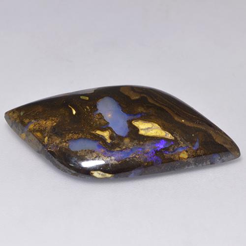 Opale Boulder Multicolore naturelle Forme fantaisie, 19.22 ct, Translucide