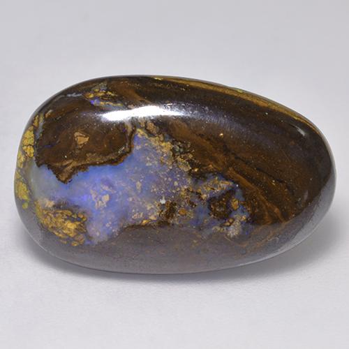 Opale boulder multicolore naturelle forme fantaisie, 15,87 ct, opaque