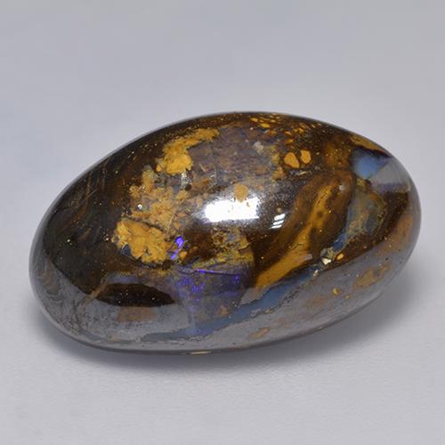 Opale boulder multicolore naturelle forme fantaisie, 15,72 ct, opaque