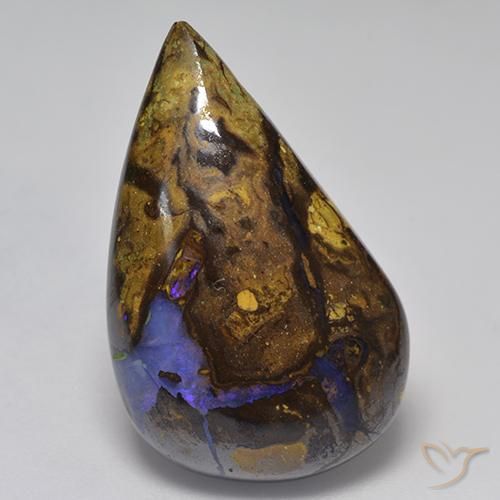 Opale Boulder Multicolore naturelle Fantaisie, 17.29 ct, Opaque