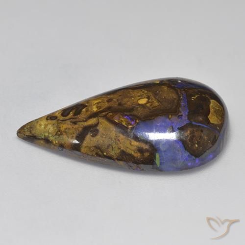 Opale Boulder Multicolore naturelle Fantaisie, 17.29 ct, Opaque