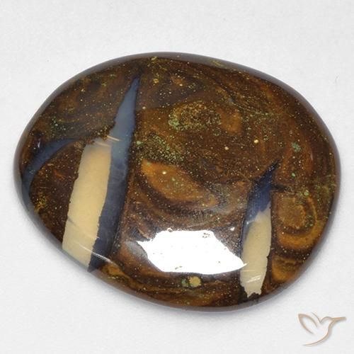 Opale Boulder Multicolore naturelle Fantaisie, 19.30 ct, Translucide