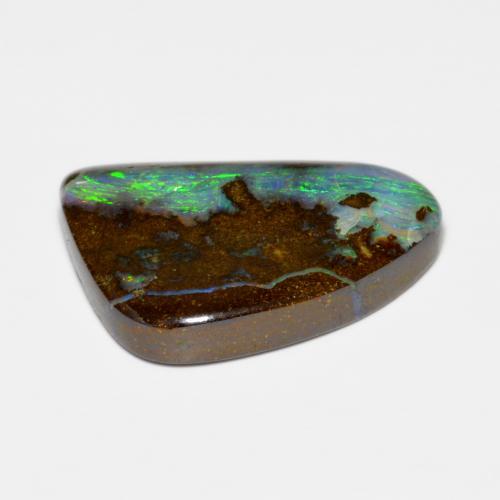 Opale boulder multicolore naturelle forme fantaisie, 10,00 ct, opaque