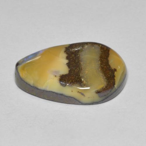 Opale Boulder Multicolore naturelle Forme fantaisie, 7.43 ct, Opaque