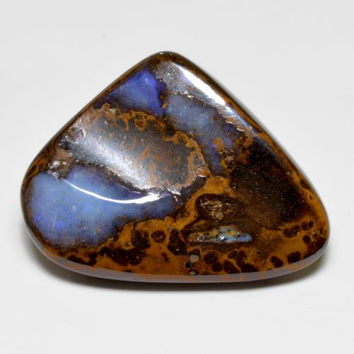 Opale boulder multicolore naturelle forme fantaisie, 67,66 ct, opaque