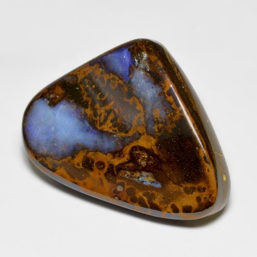 Opale boulder multicolore naturelle forme fantaisie, 67,66 ct, opaque