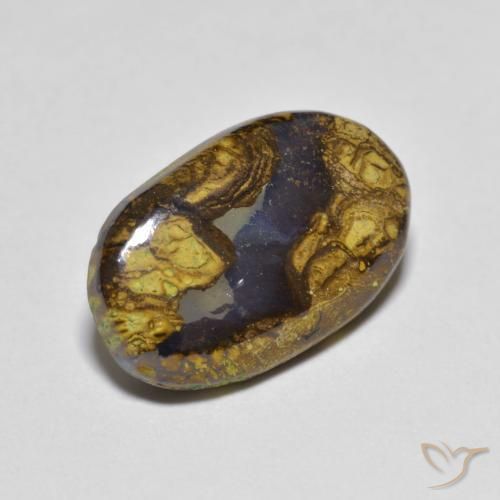 Opale Boulder Multicolore naturelle ovale, 4.31 ct, Translucide
