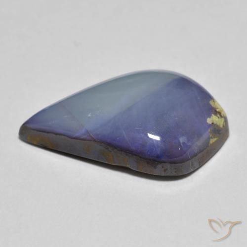 Opale Boulder Multicolore naturelle En forme de poire, 8.69 ct, Translucide