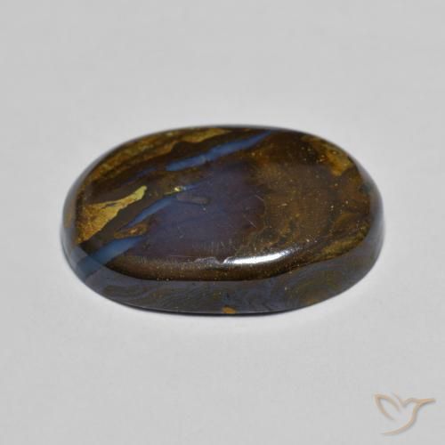 Opale Boulder Multicolore naturelle ovale, 8.06 ct, Opaque