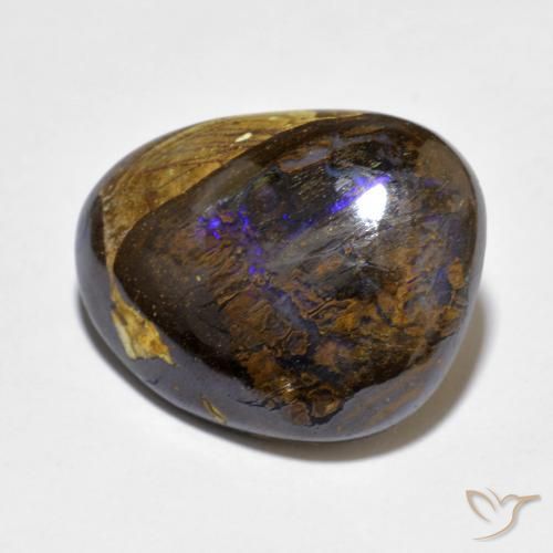 Opale Boulder Multicolore naturelle Fantaisie, 9.35 ct, Opaque