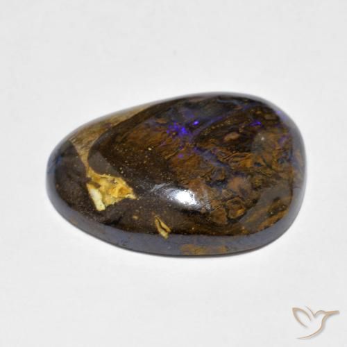 Opale Boulder Multicolore naturelle Fantaisie, 9.35 ct, Opaque