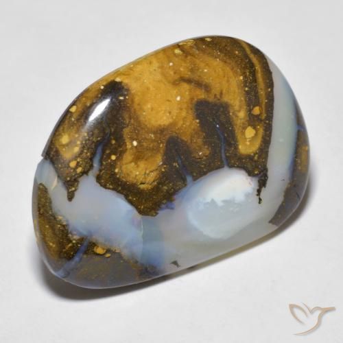 Opale Boulder Multicolore naturelle Fantaisie, 12.38 ct, Translucide