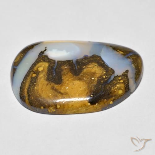 Opale Boulder Multicolore naturelle Fantaisie, 12.38 ct, Translucide