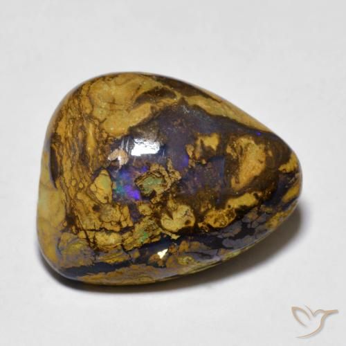11.19ct Naturel Multicolore Opale Boulder, Fantaisie, Opaque