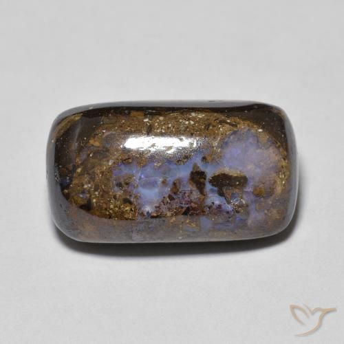 8.01ct Naturel Multicolore Opale Boulder, Coussin, Opaque