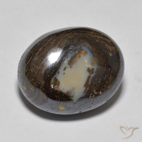 Opale Boulder Multicolore naturelle ovale, 14.37 ct, Opaque