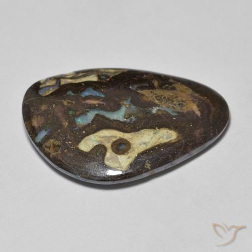 Opale Boulder Multicolore naturelle Fantaisie, 9.26 ct, Opaque