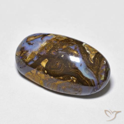 Opale Boulder Multicolore naturelle ovale, 9.86 ct, Opaque