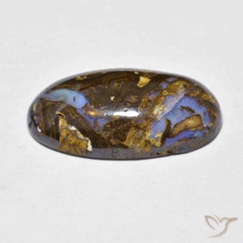 Opale Boulder Multicolore naturelle ovale, 9.86 ct, Opaque