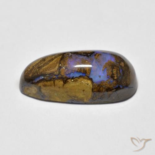 Opale Boulder Multicolore naturelle Fantaisie, 7.58 ct, Opaque
