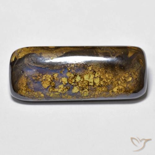 Opale Boulder Multicolore naturelle Coussin, 12.72 ct, Opaque