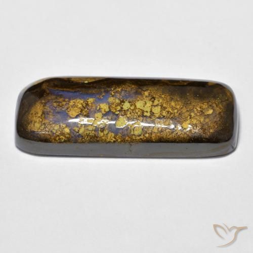Opale Boulder Multicolore naturelle Coussin, 12.72 ct, Opaque