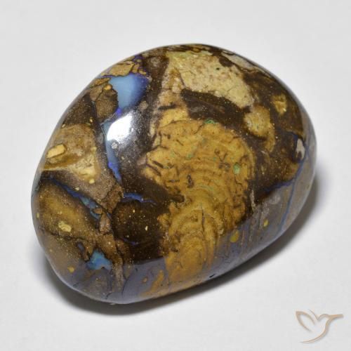 Opale Boulder Multicolore naturelle Fantaisie, 17.61 ct, Opaque