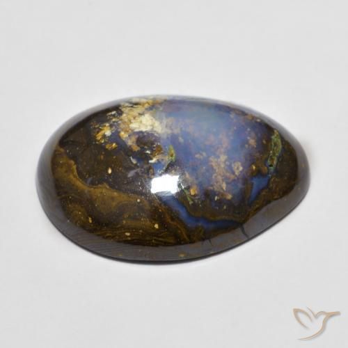 Opale Boulder Multicolore naturelle Fantaisie, 15.18 ct, Opaque