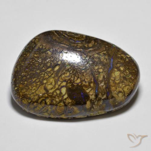 16.83ct Naturel Multicolore Opale Boulder, Fantaisie, Opaque