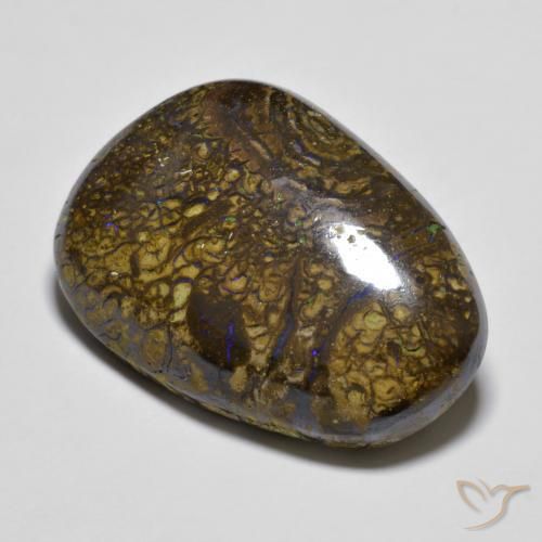 Opale Boulder Multicolore naturelle Fantaisie, 16.83 ct, Opaque
