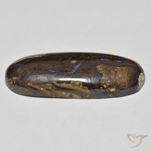Opale Boulder Multicolore naturelle ovale, 20.61 ct, Opaque