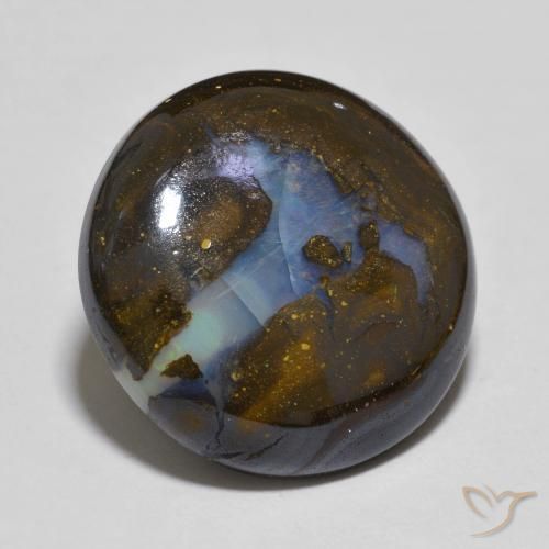Opale Boulder Multicolore naturelle Tour, 11.65 ct, Opaque