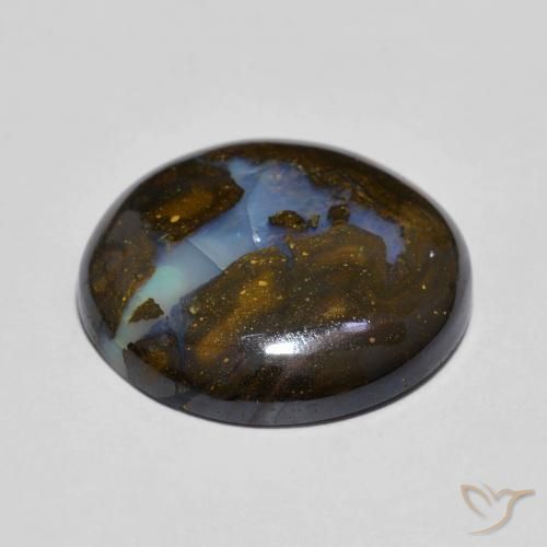 Opale Boulder Multicolore naturelle Tour, 11.65 ct, Opaque