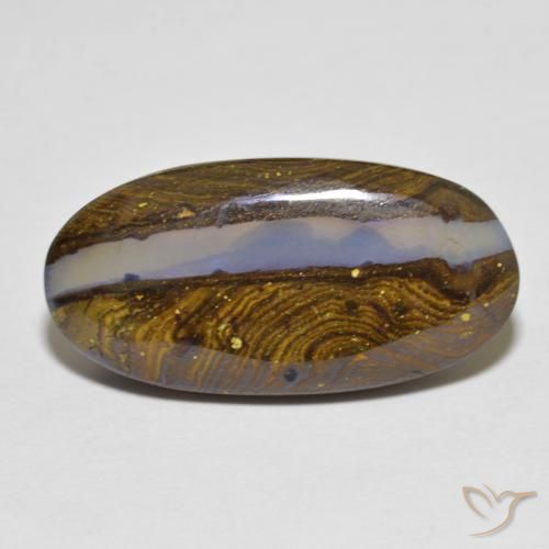 Opale Boulder Multicolore naturelle ovale, 12.50 ct, Translucide
