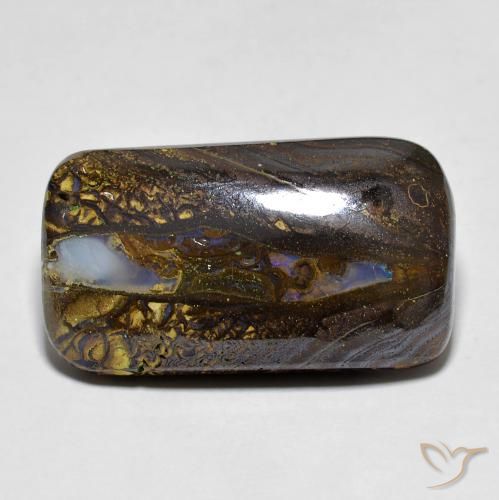 16.10ct Naturel Multicolore Opale Boulder, Coussin, Opaque