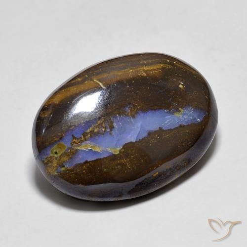 Opale Boulder Multicolore naturelle ovale, 13.60 ct, Opaque