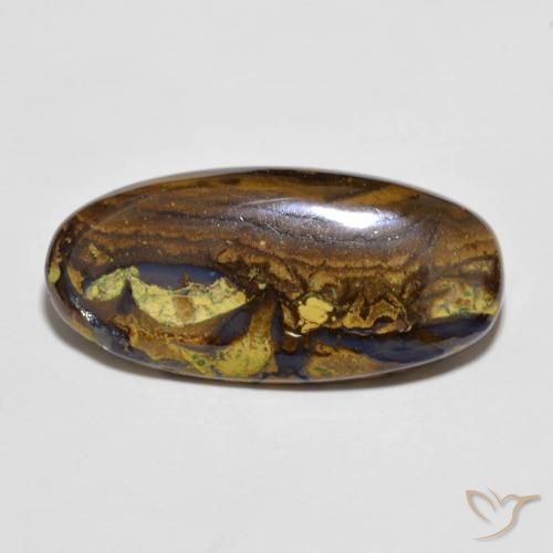 7.10ct Naturel Multicolore Opale Boulder, ovale, Opaque