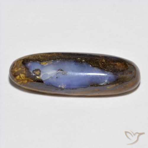 7.43ct Naturel Multicolore Opale Boulder, ovale, Opaque