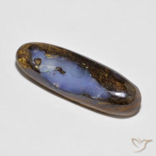 Opale Boulder Multicolore naturelle ovale, 7.43 ct, Opaque