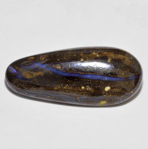Opale boulder multicolore naturelle forme fantaisie, 12,06 ct, opaque