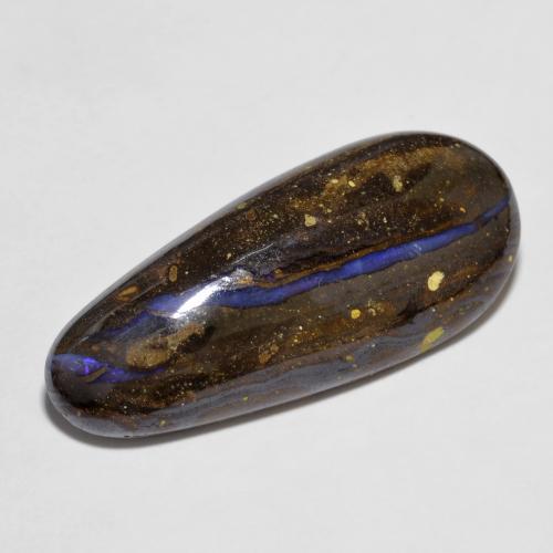 Opale boulder multicolore naturelle forme fantaisie, 12,06 ct, opaque
