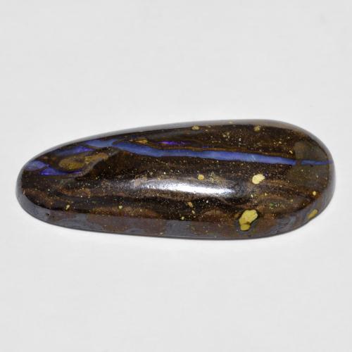 Opale boulder multicolore naturelle forme fantaisie, 12,06 ct, opaque