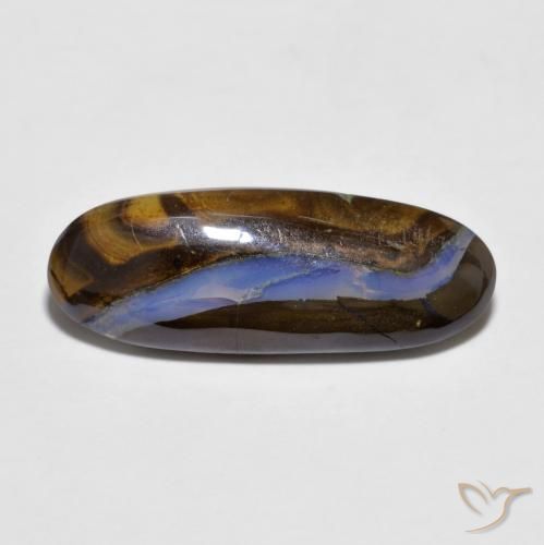 Opale Boulder Multicolore naturelle ovale, 6.36 ct, Transparent