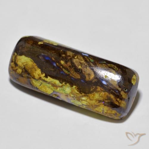 16.30ct Naturel Multicolore Opale Boulder, Coussin, Opaque