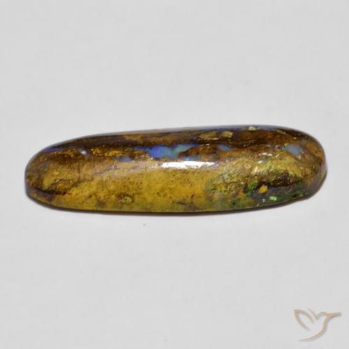 Opale Boulder Multicolore naturelle ovale, 6.20 ct, Opaque