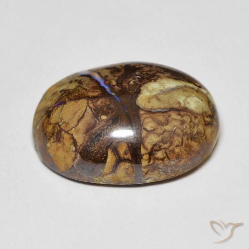 Opale Boulder Multicolore naturelle ovale, 12.53 ct, Opaque