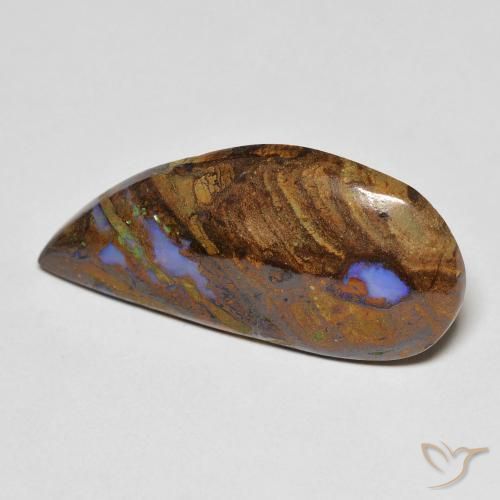 Opale Boulder Multicolore naturelle Fantaisie, 9.66 ct, Opaque