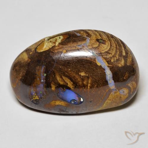 21.16ct Naturel Multicolore Opale Boulder, Fantaisie, Opaque