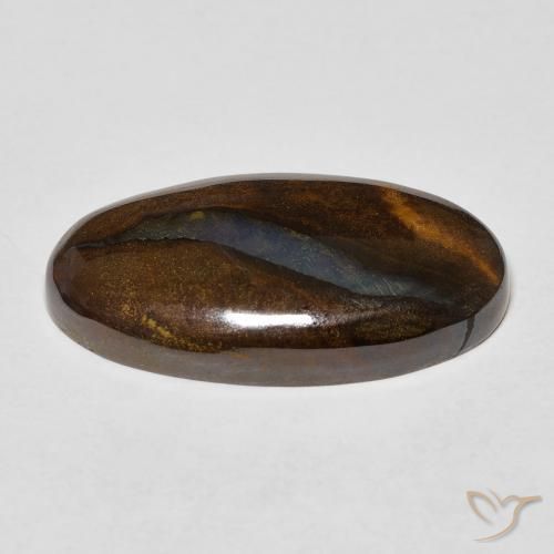 Opale Boulder Multicolore naturelle ovale, 12.95 ct, Opaque