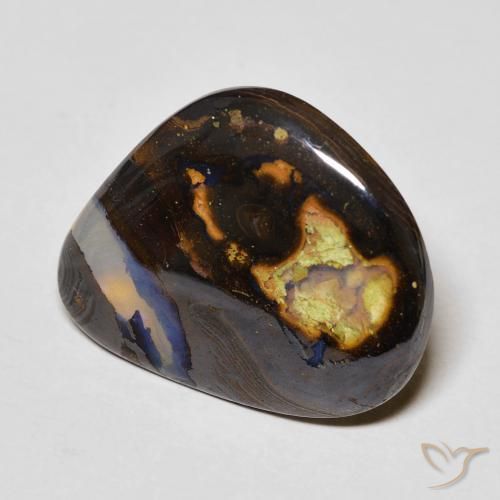 Opale Boulder Multicolore naturelle Fantaisie, 11.42 ct, Transparent